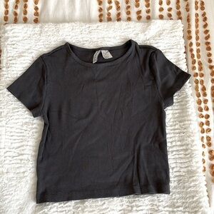 Divided H&M Dark Grey Cropped Top! Womens Size : M